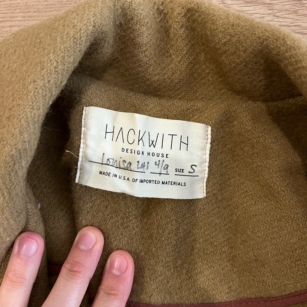 Handmade wool Coat - Hackwith Designs